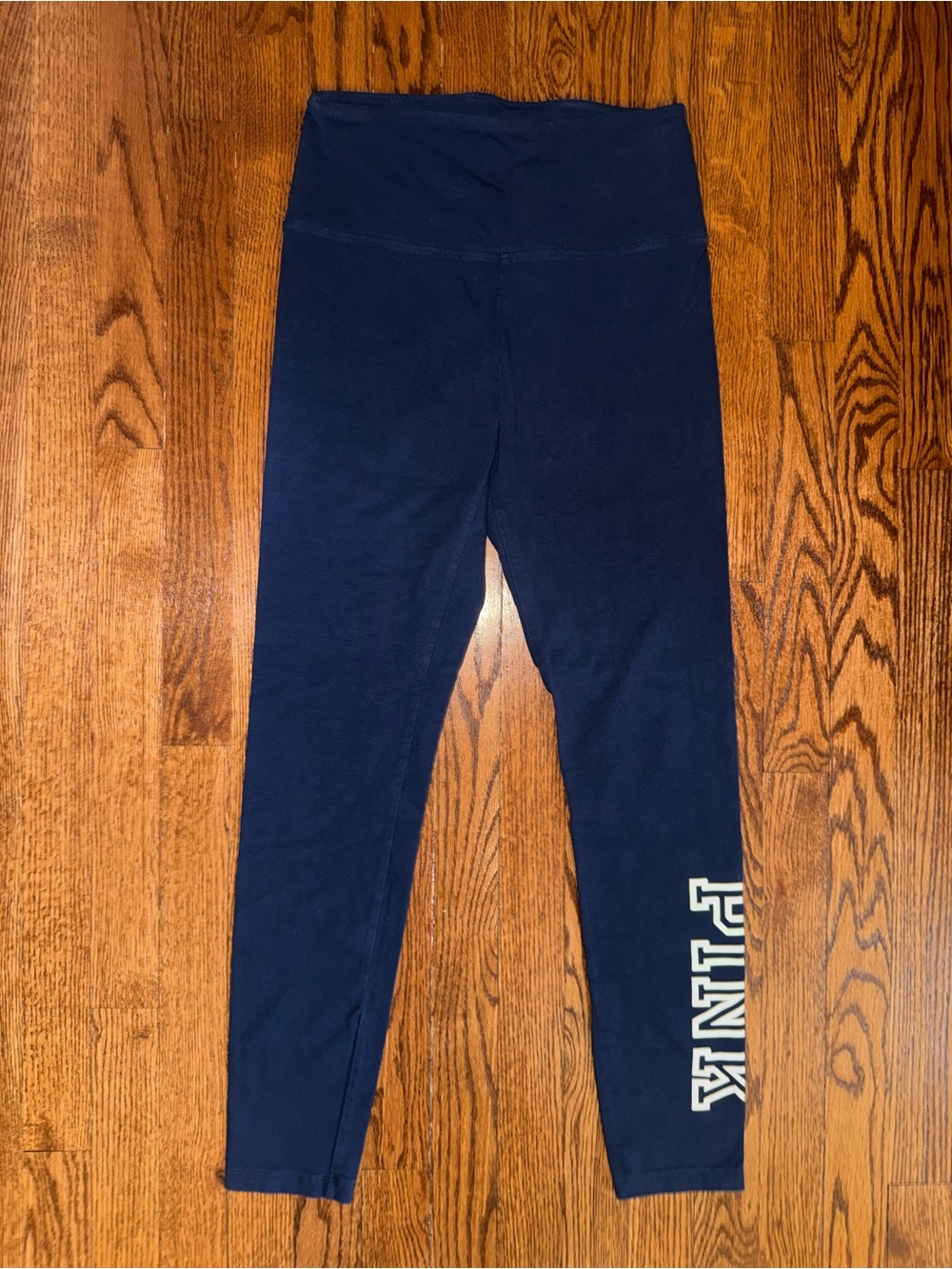 PINK Victoria's Secret Navy High-Waist Kids Leggings with Side Logo